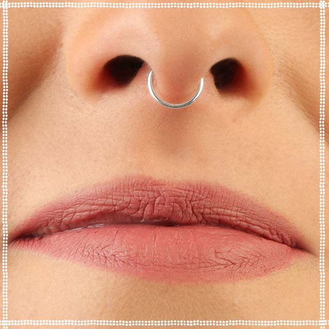 Spider Septum Ring (wire or Clip-on) – thesmithjewels